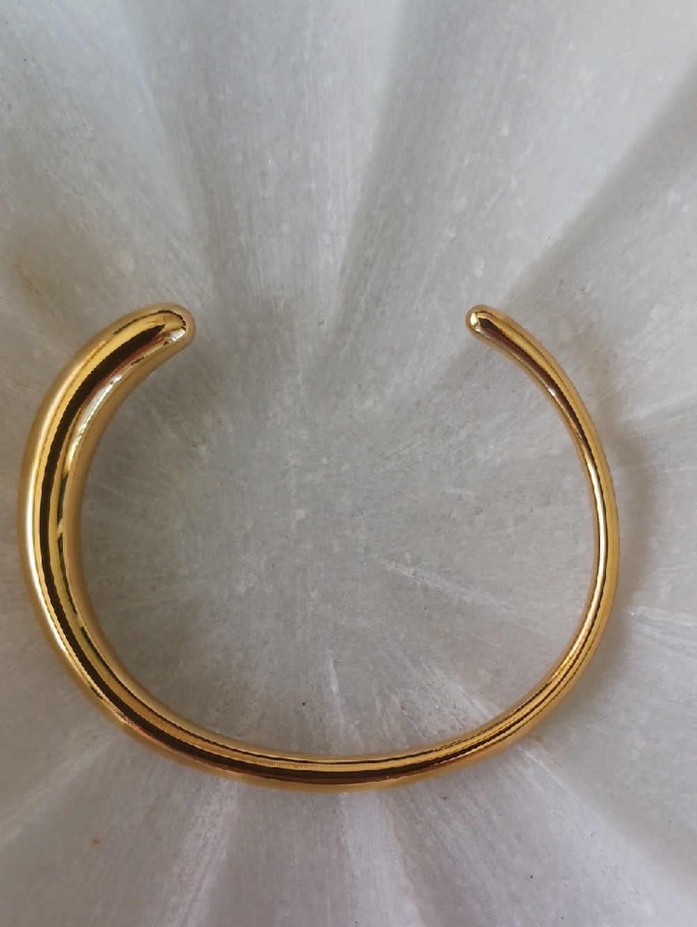 Open Cuff, Gold-plated, Asymetrical Subtle Curves NWOT.  Kybele Studio 2 Availbl